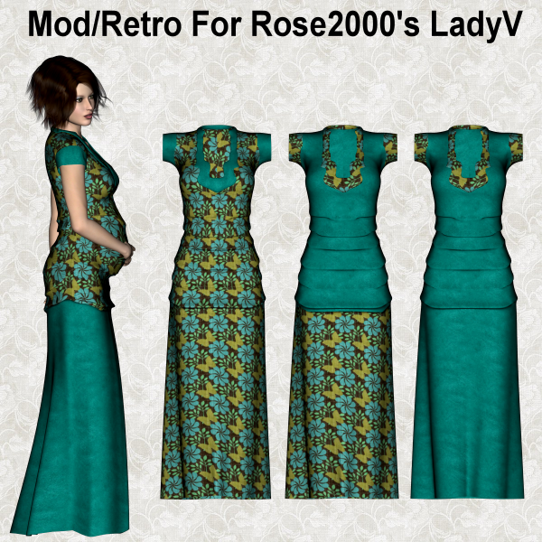 Mod / Retro For Rose2000&#039;s LadyV Dress