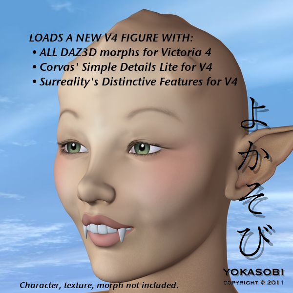 Yokasobi's Victoria 4.2 All DAZ Morphs & CV