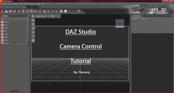DAZ Studio Camera Control Tutorial