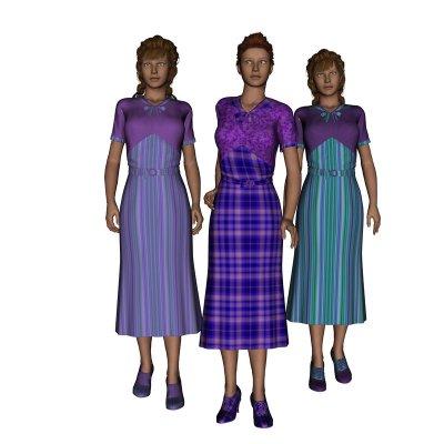 Maeve Collection Part 3 for 1930 Everyday Dress