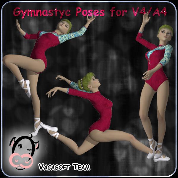 Gymnastic Poses for A4-V4