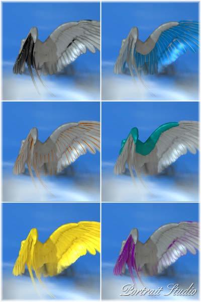 Feathered Wings - Colorama (Mat Poses)