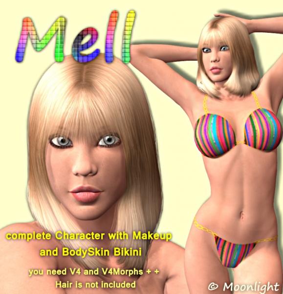 Mell for V4 - my first selfmade Characcter