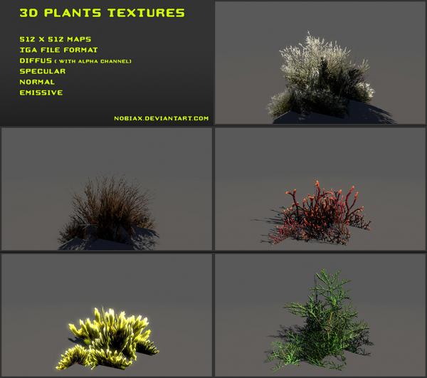 Plants texture pack 03
