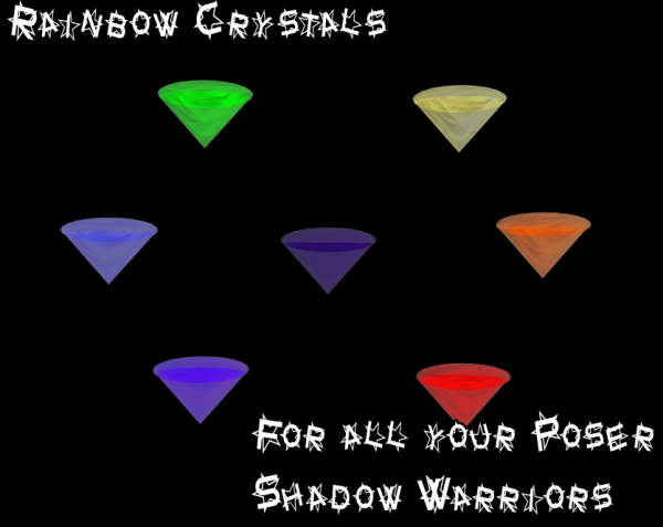 7 Rainbow Crystals