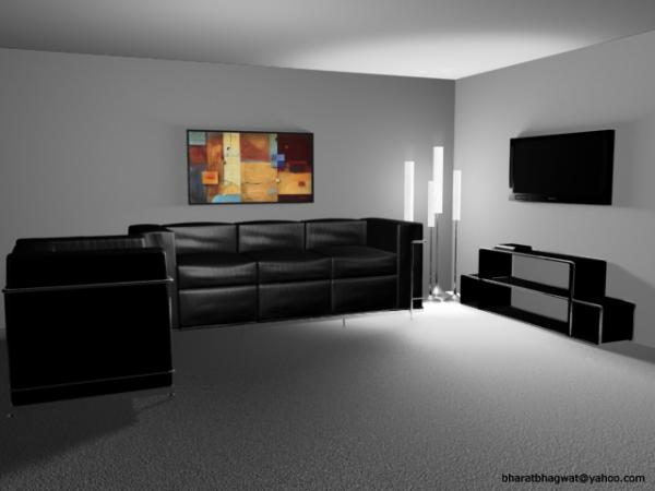 3D Living Room Furniture