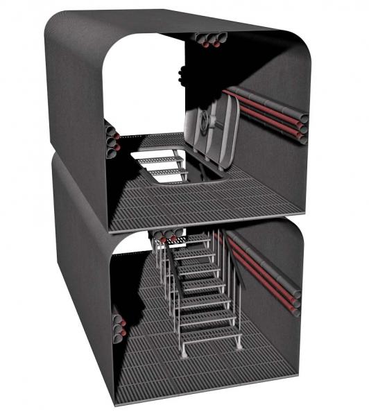 Steampunk Corridor: Staircase\Multi-level 2