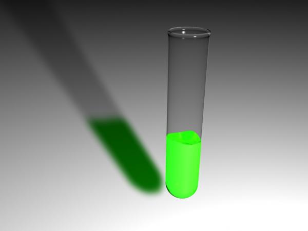 test-tube with &quot;alive&quot; fluid