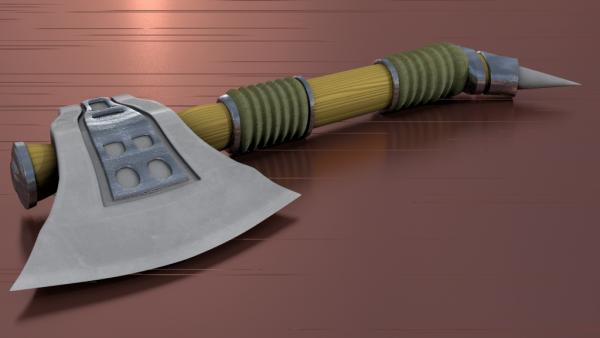 Axe 01 Blender Model