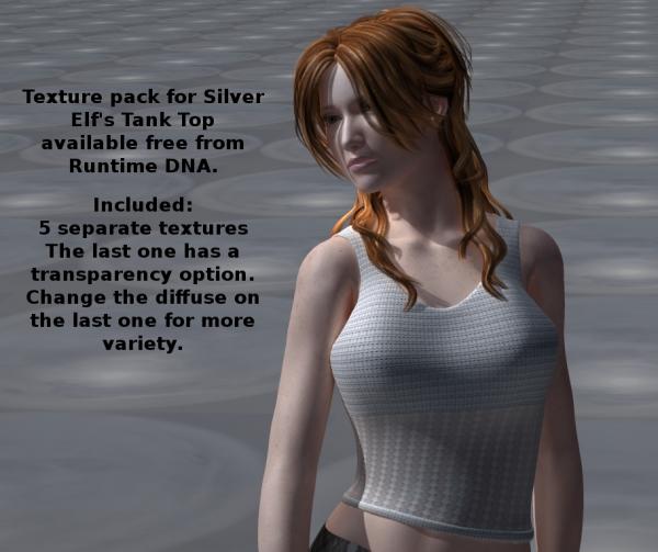 Texture pack for Silver Elfs free tank top