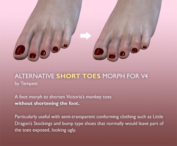 ShortToes Morph for V4