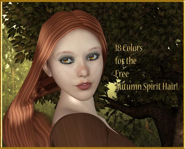 Colors for the Free Autumn Spirit Hair