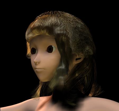 Wildling Hair-Stranded Hairstyle for Aiko 3