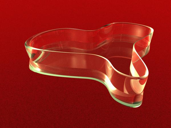 abstract glass-bowl