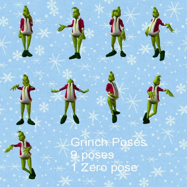 Grinch Poses