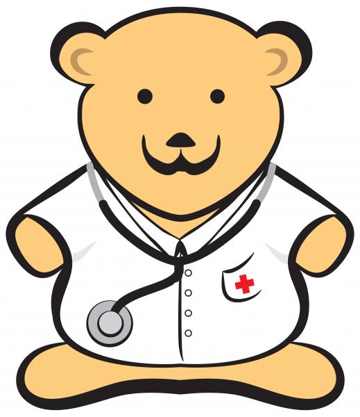Teddy Bear Doctor In SVG format