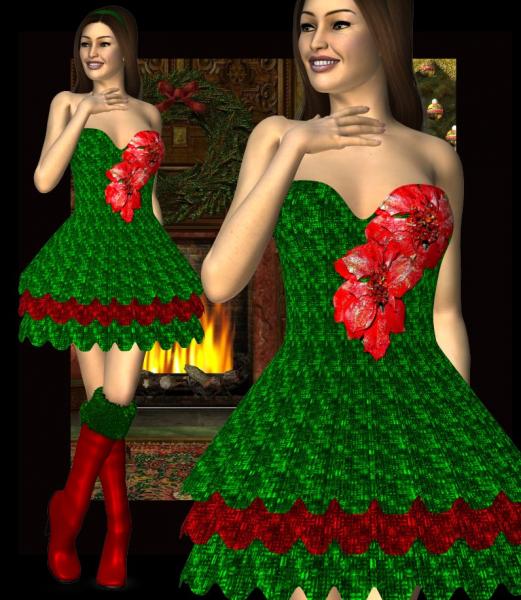 Christmas Styles for DY Cute Dress