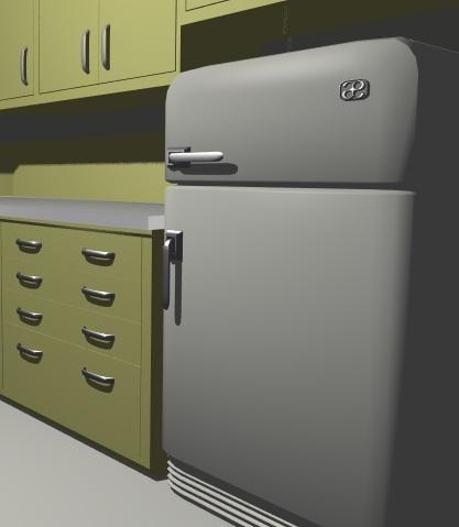 1950s refrigerator