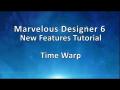 Free Marvelous Designer 6 Tutorial: Scene Time Warp Feature