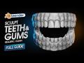 How To Sculpt Teeth and Gums in Blender (Full Guide)