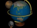 Simple Poseable Globe With Planetary Textures