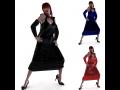 Dynamic Dress with 3 MAT-Poses for Victoria 4