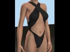 Crossover Swimsuit for DAZ V4 Bodysuit