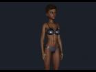 Anthracite Laquer Optics for DAZ Genesis Bikini