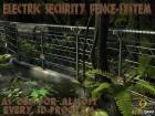 Electric High Security Fency-system as OBJ