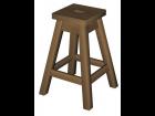 Tabouret rustique