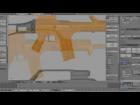 Timelapse modeling a hk g36 in blender 3d