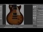 Les paul guitar basic timelapse modeling