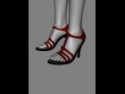 Creating a Pose for Silky Dress High Heel Shoes