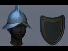 Konquestador Helm & Shield