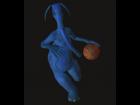 SLON BASKETBALL DRIBBLE POSE