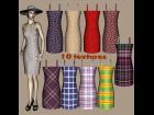 Textures for Genesis Flapper Dress