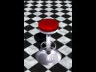 1950 's Chrome Stool