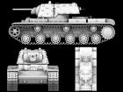 KV-1E heavy tank (Poser version)