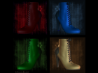 Leathers for Crystal Boots for Daz