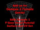 Genesis 2 Female Gens - add G1 Gens Surface and UV