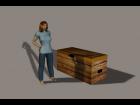 Wooden Chest Prop for Poser/Daz Studio