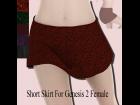 Short Skirt For Genesis 2 Female Daz Studio Only