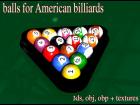 Balls for american billiards