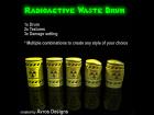 Poseable Damaged Radioactive Waste Drums