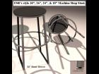 1940s style Machine Shop Stool, v4.1 DazStudio.