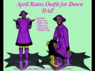 April Rains Outfit for Dawn (DAZ)