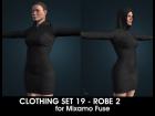 Robe 2 for Mixamo Fuse and Unity3D