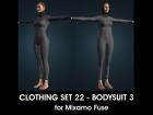 Bodysuit 3 for Mixamo Fuse and Unity3D