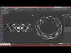 3d Tutorial | Voronoi Style Bracelet | 3dsmax