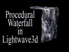 procedural waterfall for Lightwave 3d